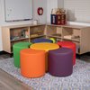 Flash Furniture Soft Seating Flexible Flower Set for Classrooms and Common Spaces - Assorted Colors (18"H) ZB-FT-FLOWER-6018-GG
